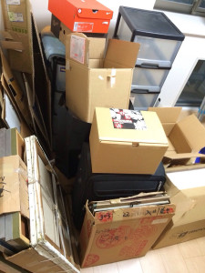 高知市で倉庫内の不用品回収の写真