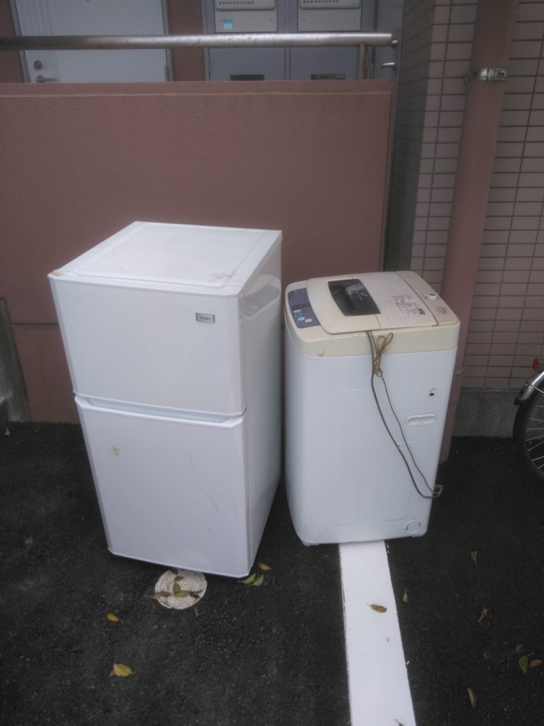 【南国市】冷蔵庫、洗濯機の出張不用品回収・処分ご依頼