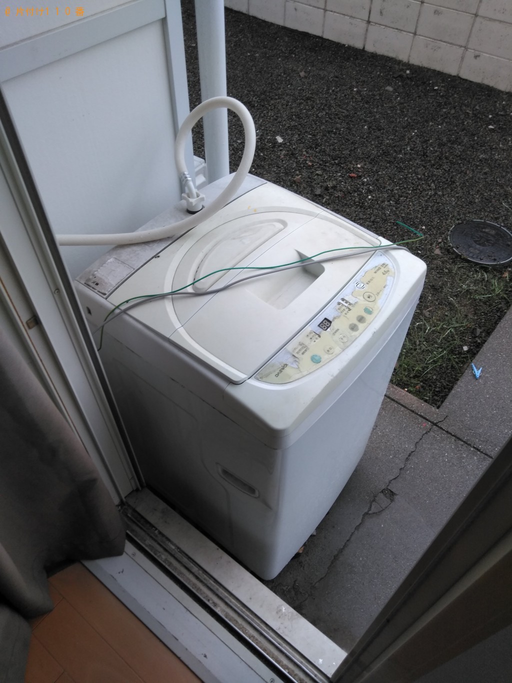 【古座川町】洗濯機一点の処分　お客様の声
