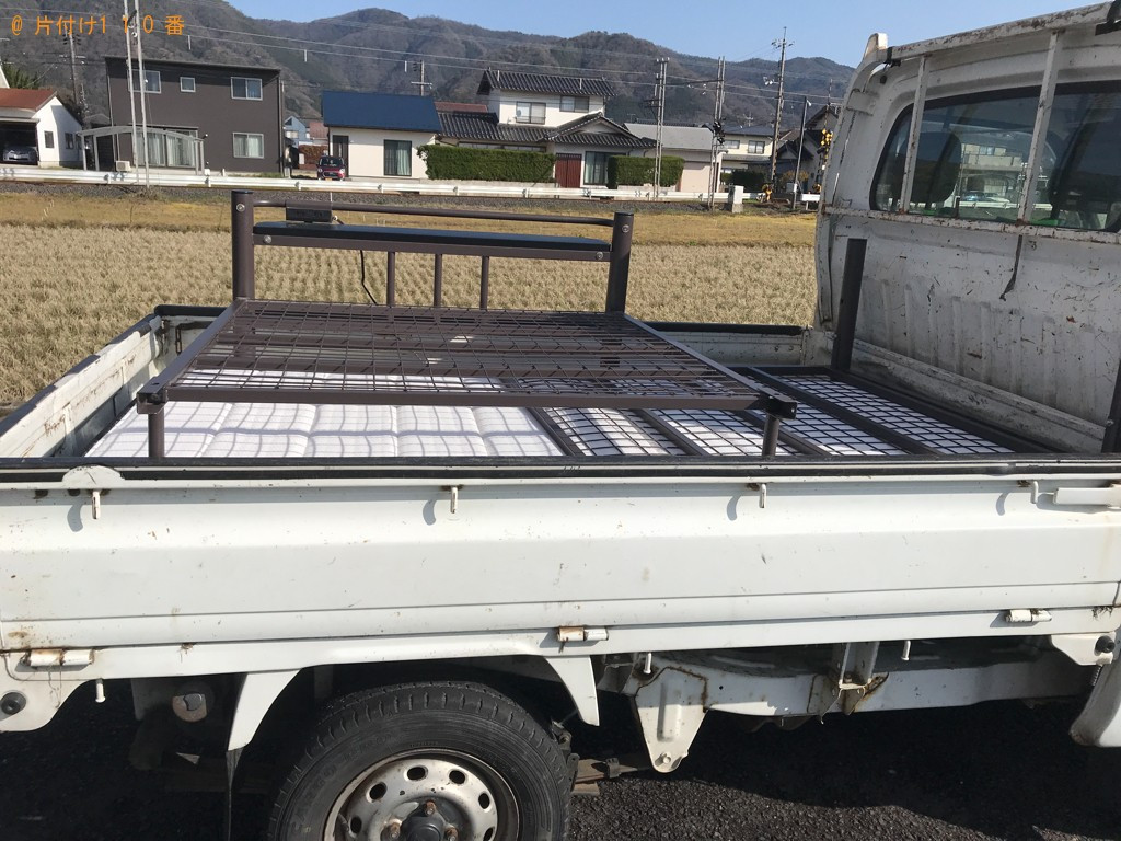 マットレス付きシングルベッドの回収・処分ご依頼 お客様の声