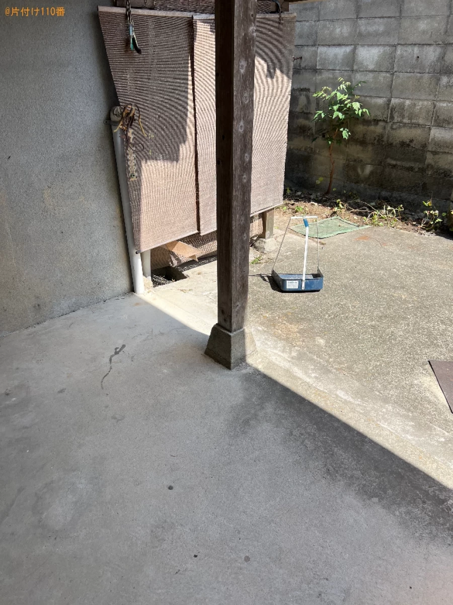 炊飯器、クローゼット、椅子、植木鉢、ジョーロ、かご、壺等の回収