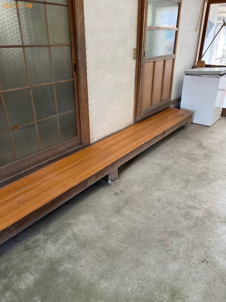 炊飯器、クローゼット、椅子、植木鉢、ジョーロ、かご、壺等の回収