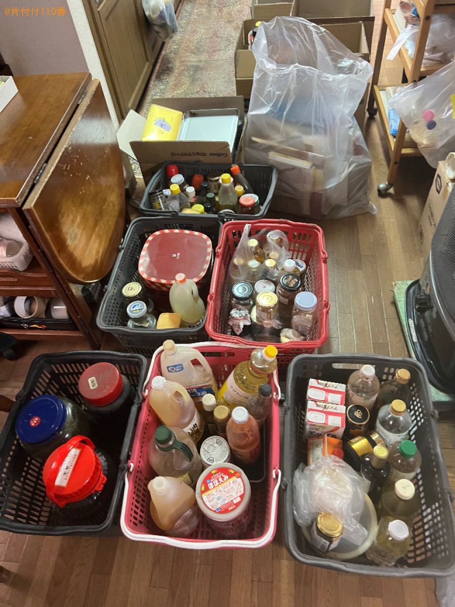 中身の入った瓶やペットボトル、一般ごみ等の回収・処分ご依頼